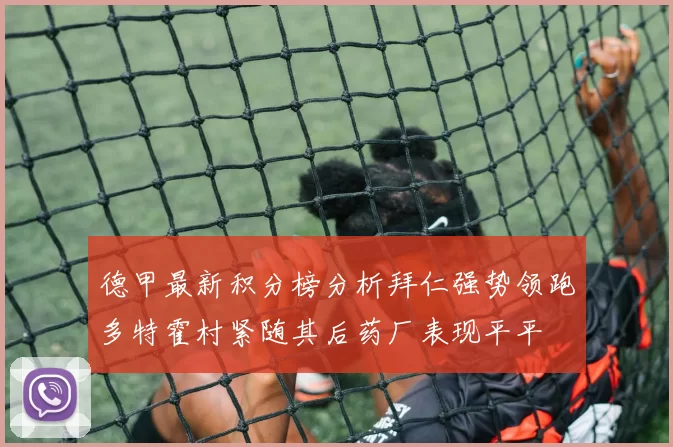 德甲最新积分榜分析拜仁强势领跑多特霍村紧随其后药厂表现平平